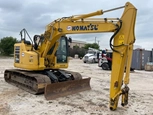 Used Excavator,Used Komatsu,Used Excavator in yard,Back of used Excavator,Front of used Komatsu Excavator,Front of used Excavator